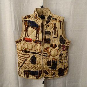RALPH LAUREN REVERSIBLE EQUESTRIAN VEST